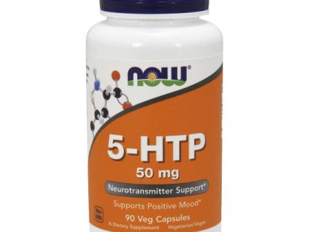 5-HTP 50 mg 5-Hydroxy-L-Tryptophan 90 Caps, NOW Foods For Cheap