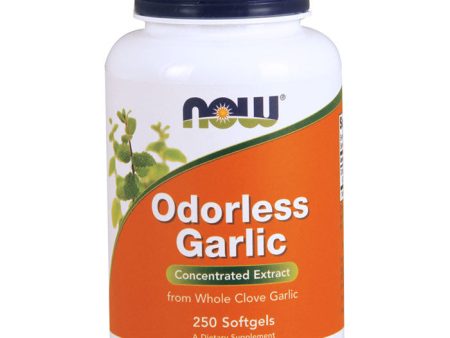 Garlic Odorless, Value Size, 250 Softgels, NOW Foods Sale