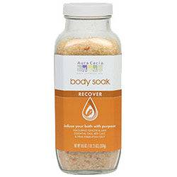 Body Soak - Recover, Bath Salt Blend, 18.5 oz, Aura Cacia Supply