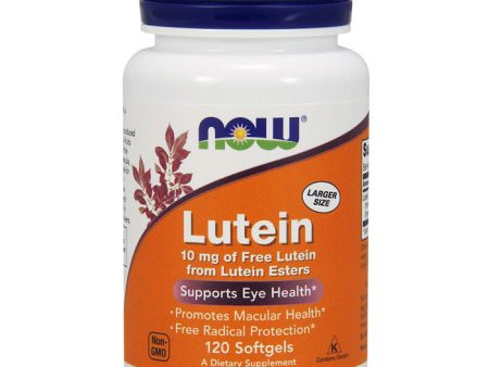 Lutein 10 mg, Value Size, 120 Softgels, NOW Foods Cheap