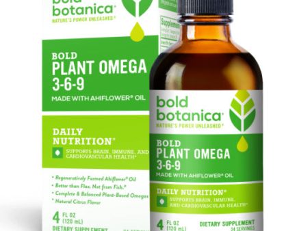 Bold Plant Omega 3-6-9, 4 oz, Bold Botanica Online Hot Sale