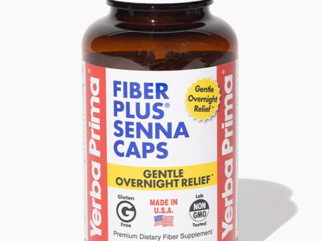 Fiber Plus Senna Caps, 180 Capsules, Yerba Prima Supply