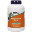 Magnesium Caps 400 mg, 180 Veg Capsules, NOW Foods Online now