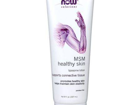 MSM Lotion, Methylsulphonylmethane Liposome Lotion 8 oz, NOW Foods For Discount