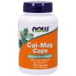 Cal-Mag Caps, With Trace Minerals & D, 120 Capsules, NOW Foods For Discount