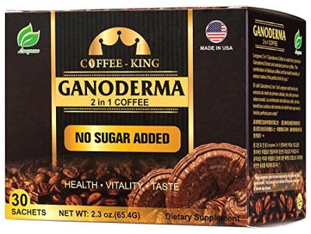 Coffee King 2 in 1, Ganoderma Coffee, 30 Sachets box, Longreen Corporation Hot on Sale