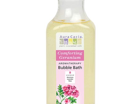 Aromatherapy Bubble Bath - Comforting Geranium, 13 oz, Aura Cacia For Sale