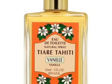 Eau de Toilette Perfume Natural Spray - Vanilla, 3.3 oz, Monoi Tiare For Discount