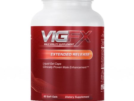 VigFX, Male Virility Supplement, 60 Softgels, Leading Edge Health Fashion