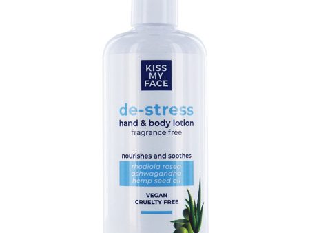 De-Stress Hand & Body Lotion - Fragrance Free, 16 oz, Kiss My Face Cheap