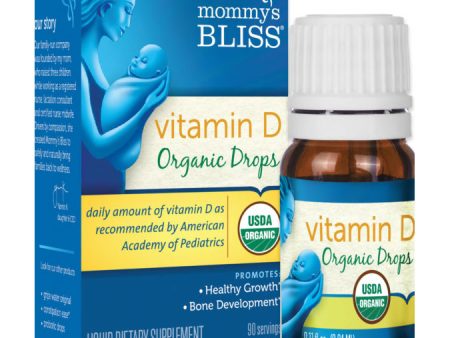 Baby Vitamin D Organic Drops, Newborn+, 0.11 oz, Mommy s Bliss on Sale