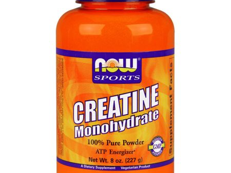 Creatine Monohydrate Powder Pure, 8 oz, NOW Foods For Discount