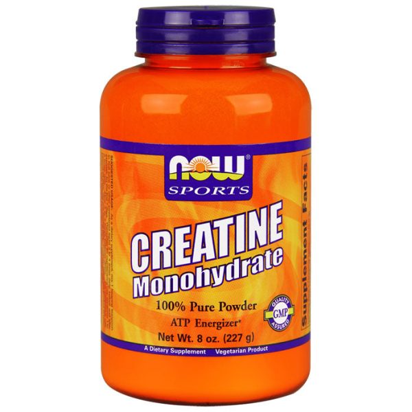 Creatine Monohydrate Powder Pure, 8 oz, NOW Foods For Discount