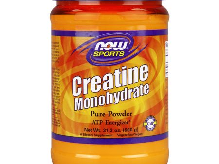 Creatine Monohydrate Pure Powder, 21.2 oz, NOW Foods For Discount