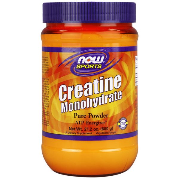 Creatine Monohydrate Pure Powder, 21.2 oz, NOW Foods For Discount