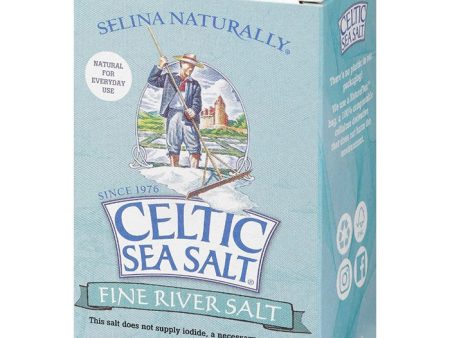 Fossil River Fine Ground River Salt, 10.6 oz, Celtic Sea Salt Supply