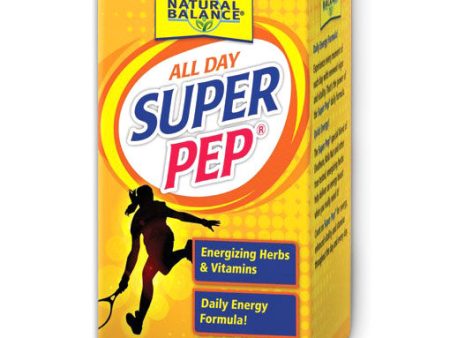 Super Pep, Daily Energy Formula with Vitamins, 60 Capsules, Natural Balance For Sale