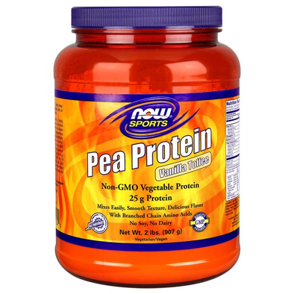 Pea Protein - Vanilla Toffee, 2 lb, NOW Foods Online