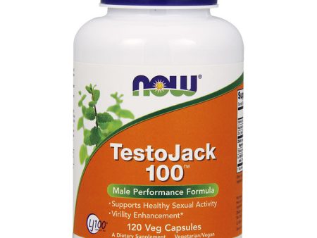 TestoJack 100 (Testo Jack 100), 120 Vcaps, NOW Foods Online now