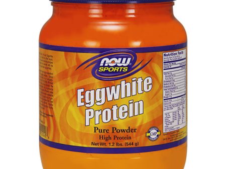 EggWhite Protein Powder, 1.2 lb, NOW Foods Supply