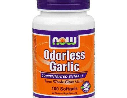 Odorless Garlic, Concentrated Extract, 100 Softgels, NOW Foods Hot on Sale