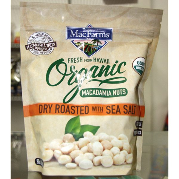 MacFarms Organic Macadamia Nuts, Dry Roasted with Sea Salt, 20 oz Cheap