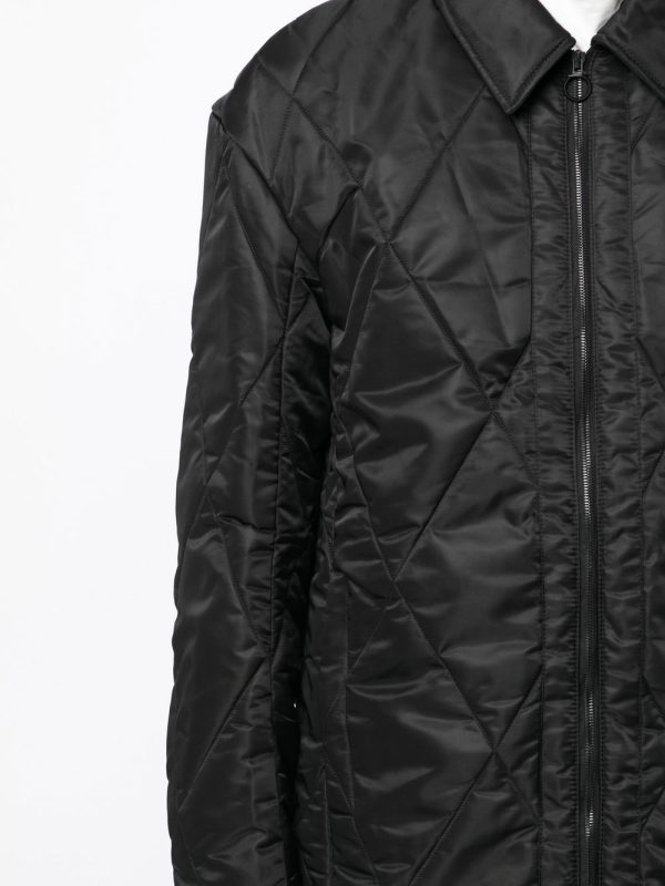 Diamond-Quilted Jacket Online now