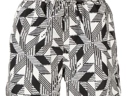 Geometric Print Swim Shorts Sale