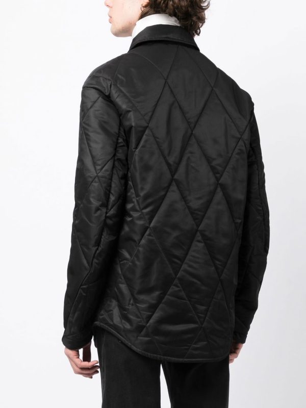 Diamond-Quilted Jacket Online now